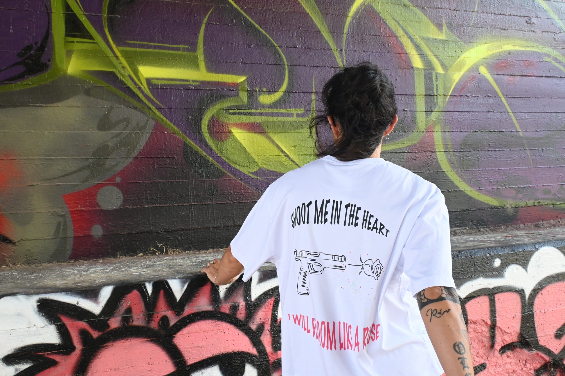 Shot through  the heart T-shirt